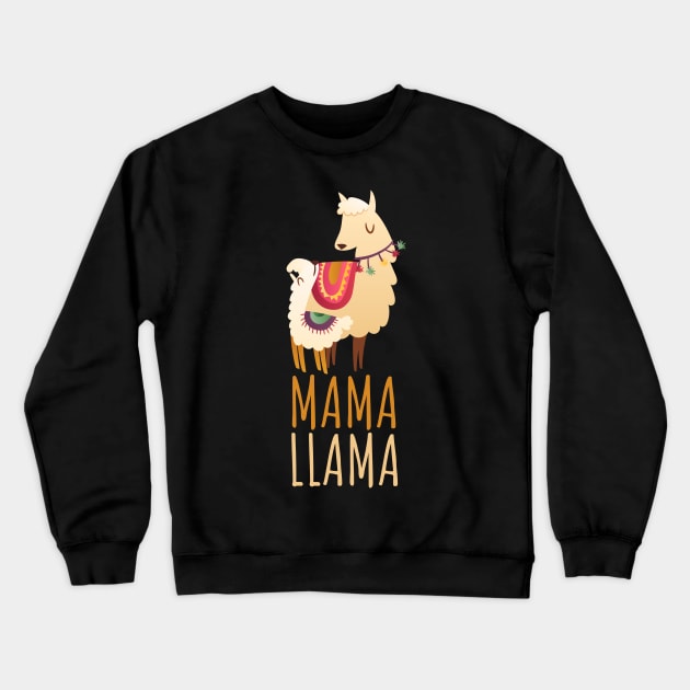 Mama llama Crewneck Sweatshirt by afmr.2007@gmail.com